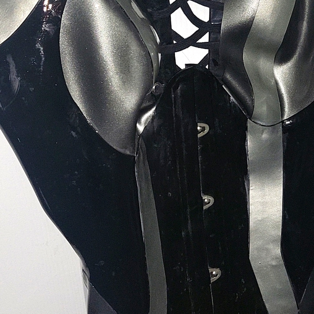 Latex cat suit